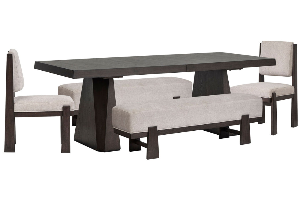 Tauren - Double Pedestal Dining Table Set