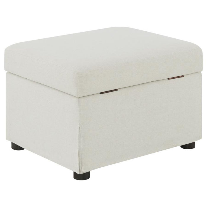 Winter - Upholstered Hydraulic Lift Top Storage Ottoman