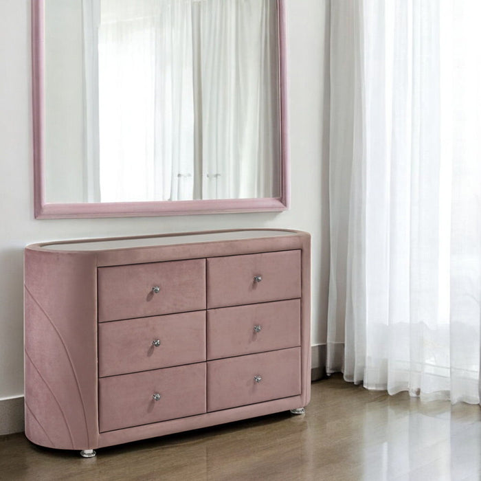 Salonia - Dresser - Pink Velvet