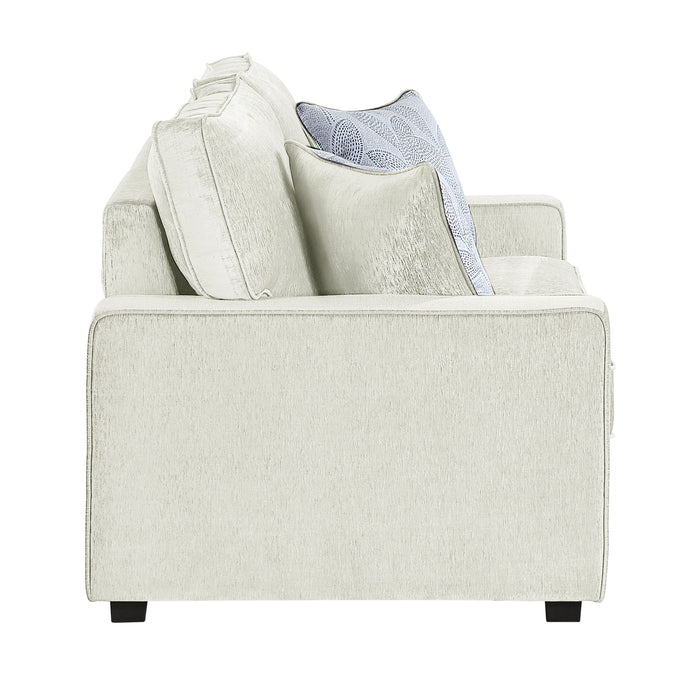 Rita - Loveseat, LED Base Lighting, Cushions And 2 Accent Pillows