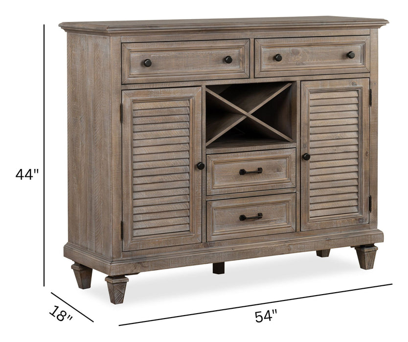 Lancaster - Server - Dovetail Gray