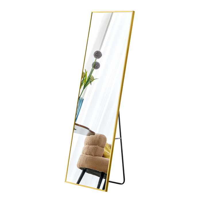 4th Generation Frame Wall Mounted Full Body Mirror For Bathroom And Bedroom - Transparent