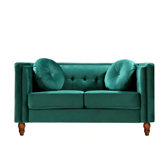 Chesterfield Loveseat 2 Seater Couch For Living Room
