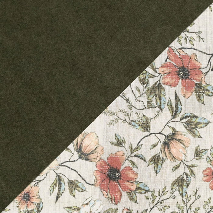 Accent Chair With Unique Print Fabric