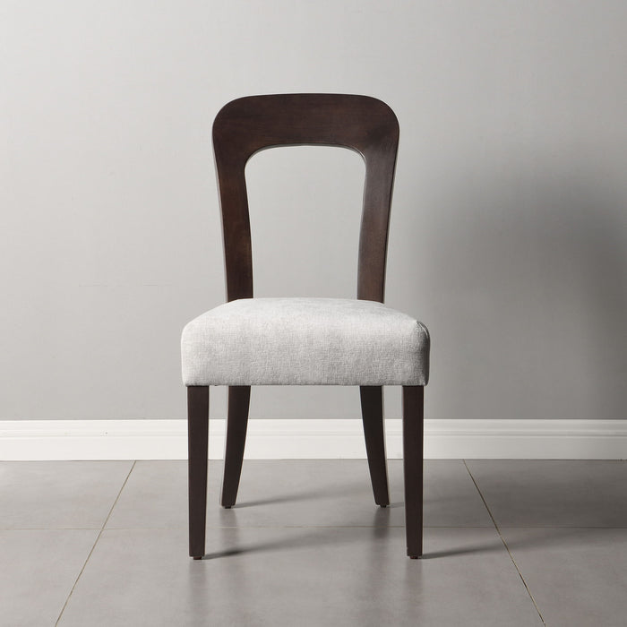Upholstered Dining Chairs (Set of 2) - Gray