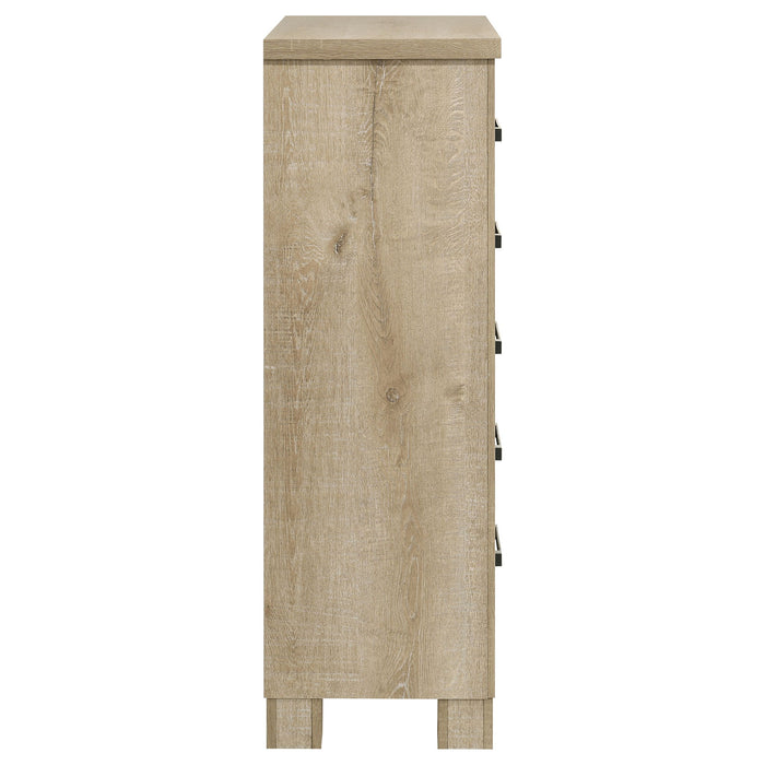 Sansome - 5 Drawer Bedroom Chest - Oak