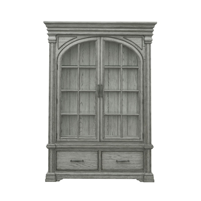 Madison Ridge - China Cabinet - Buff Gray