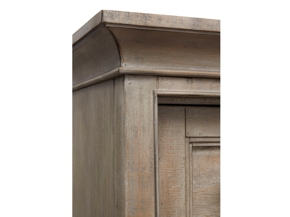 Paxton Place - Wood Door Chest - Dove Tail Grey