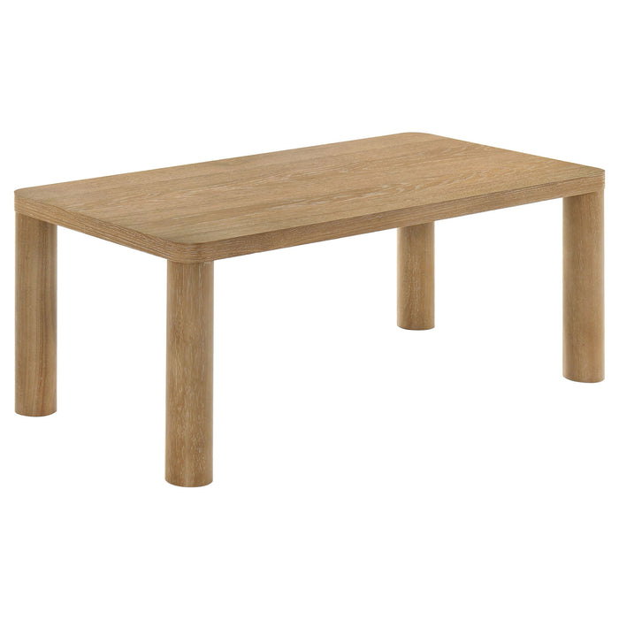 Castlewood 3-piece Cocktail Coffee Table Set Light Oak