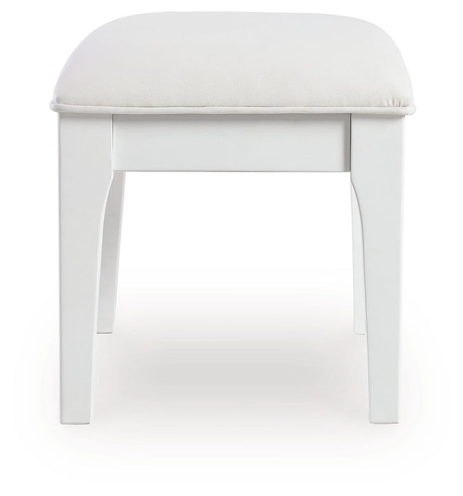 Chalanna - Vanity Stool - White