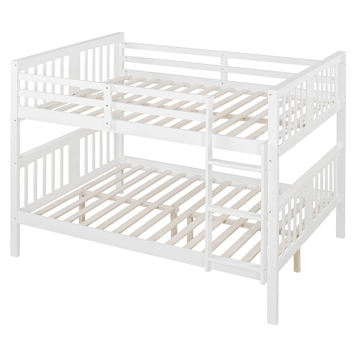 Bunk Bed With Ladder For Bedroom
