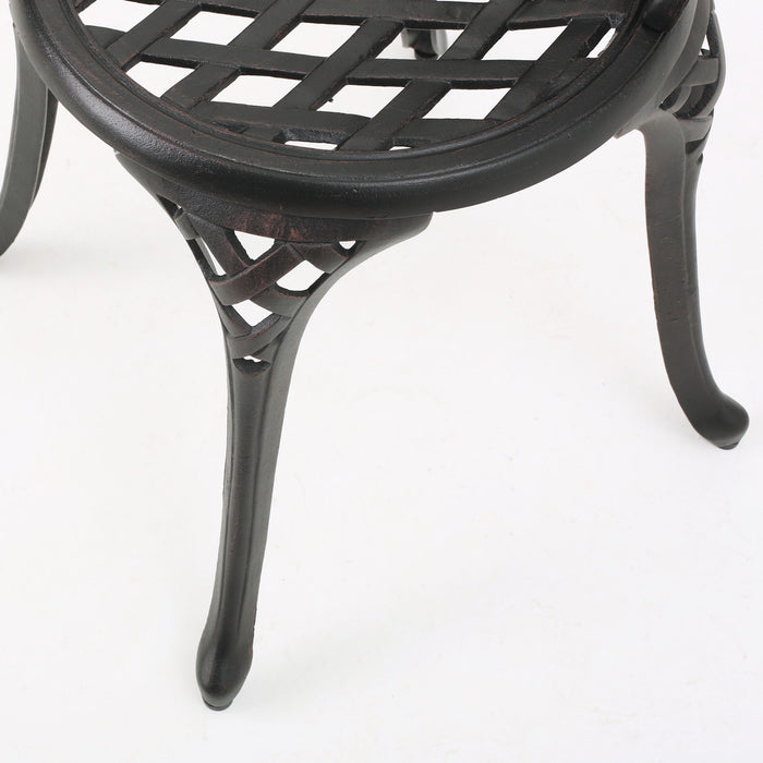 Bono Metal Bistro Set - Black