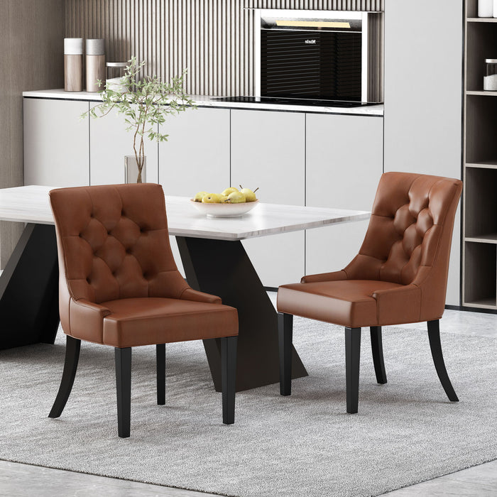 Cheney - Contemporary Dining Chair Tufted Upholstery (Set of 2)