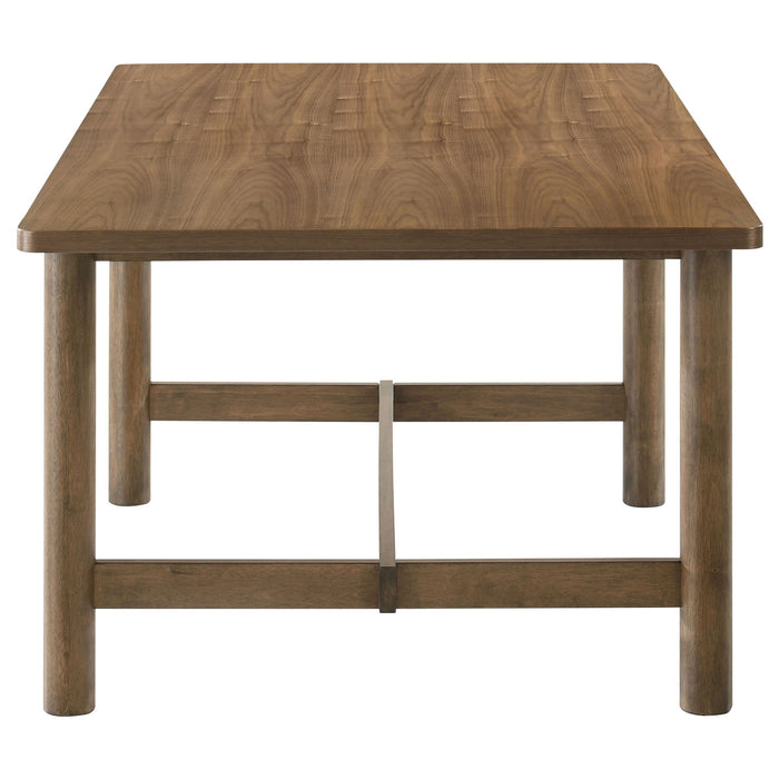 Graham - 7 Piece Rectangular Dining Table Set - Walnut
