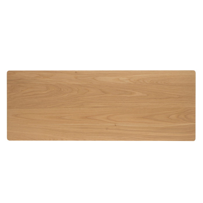 Bar Height Dining Table With Splayed Legs And Elongated Rectangular Top