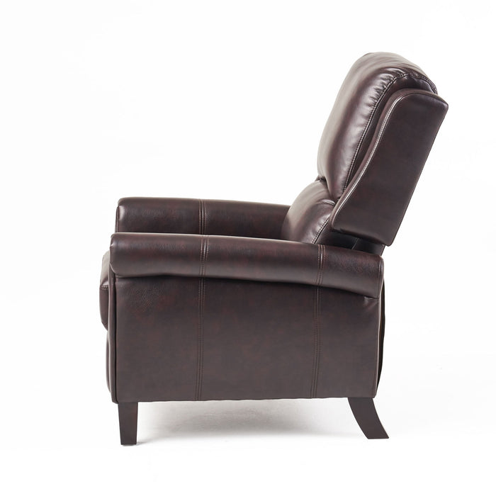 Memphis - Standard Recliner Club Chair - Burgundy