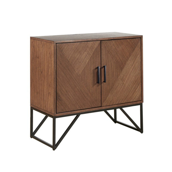 Krista - Accent Cabinet With Magnetic Doors - Brown
