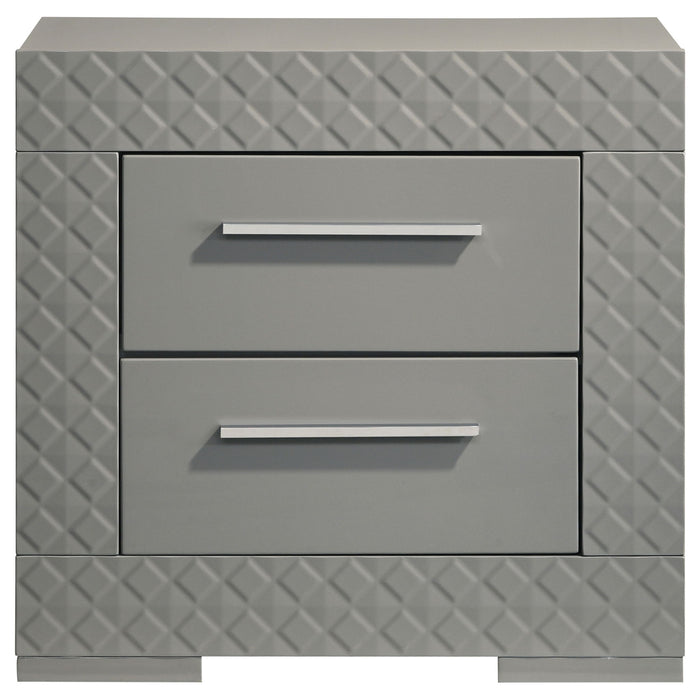 Pierce - 2 Drawer Nightstand, Bedside Table