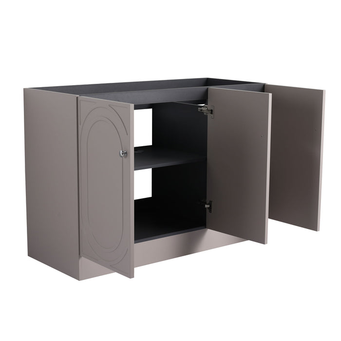 Modern Freestanding Bathroom Vanity With Soft Close Cabinet Doors