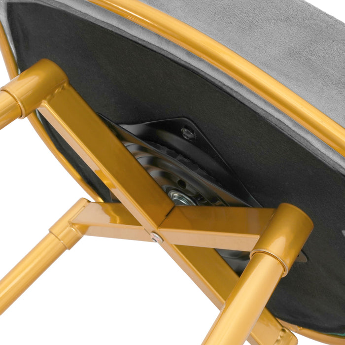 Modern Low Back Upholstered Counter Height Bar Stools (Set of 2)