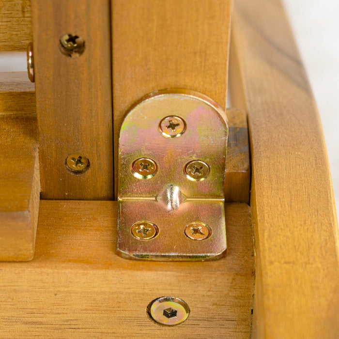 Outdoor Dining Side Chair (Set of 2) - Teak Finish