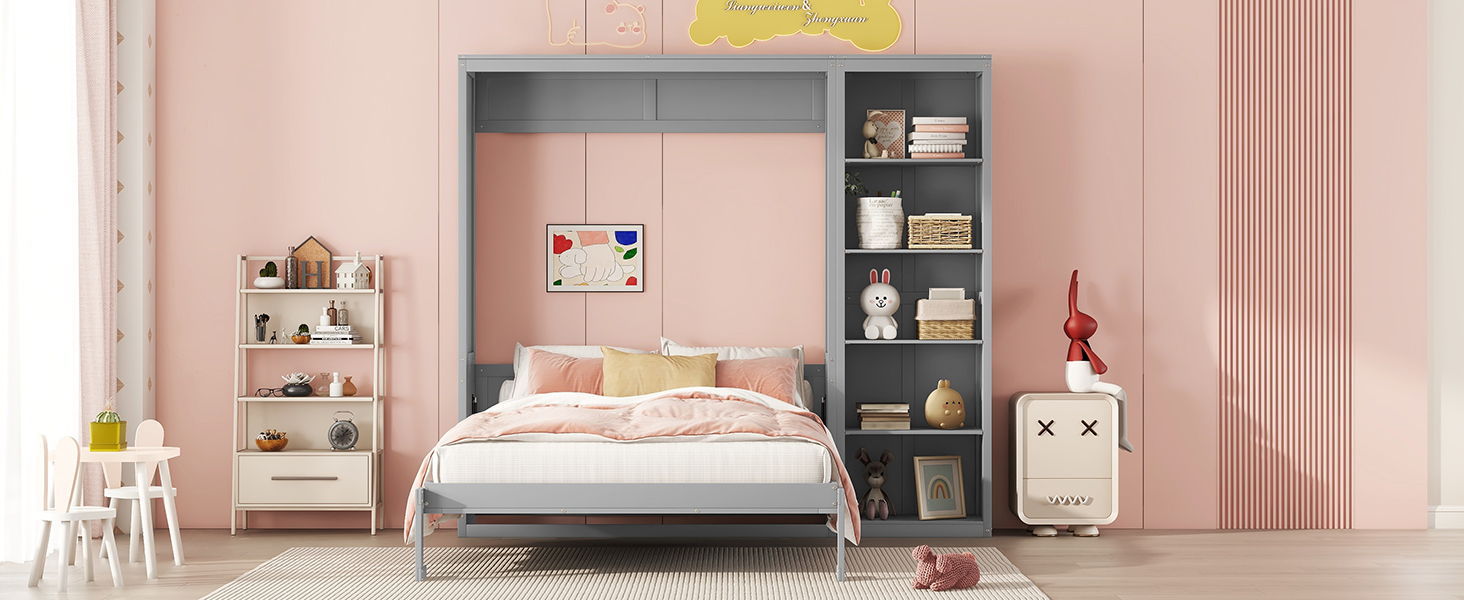 Murphy Wall Bed With Shelves