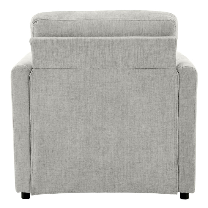 Cozy Upholstered Plush Cushion Armchair For Living Room