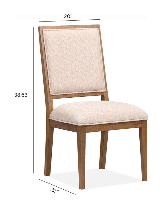 Marcel - Upholstered Side Chair (Set of 2) - Harvest Brown