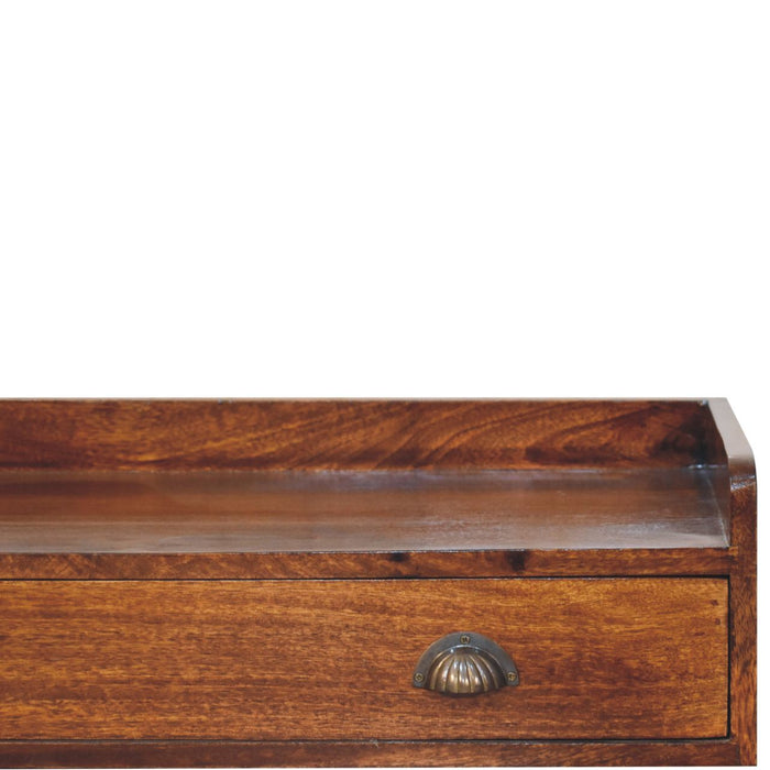 Belmont - Wall Mounted Console Shelf - Chestnut