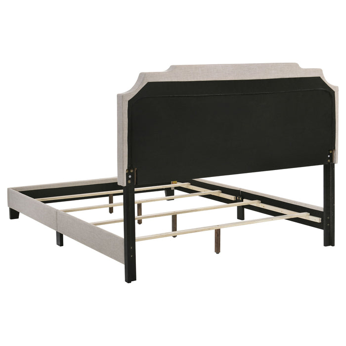 Copper - Eastern King Panel Bed - Beige