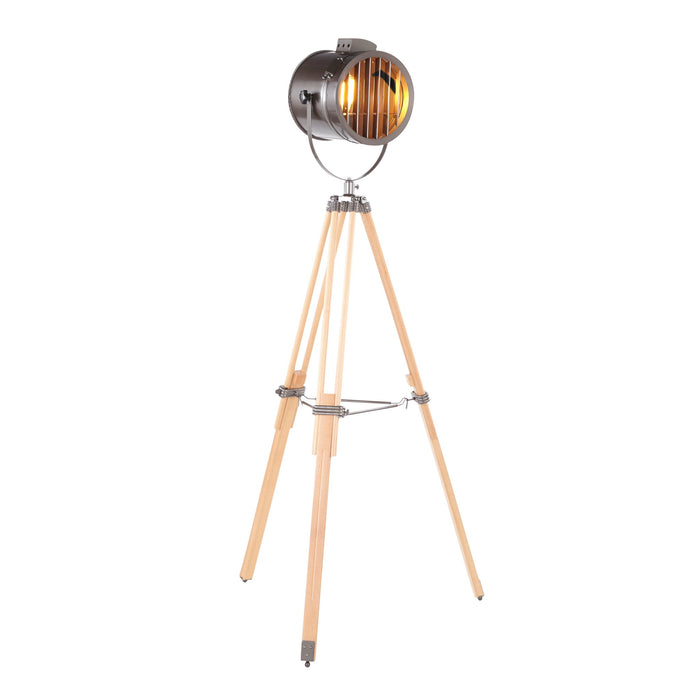 Ahoy - Industrial Floor Lamp - Natural / Antique