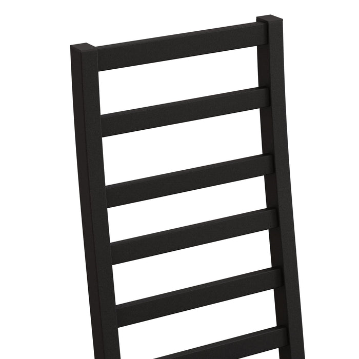 Metal Dining Chairs With Steel Legg, High Back Armless Design