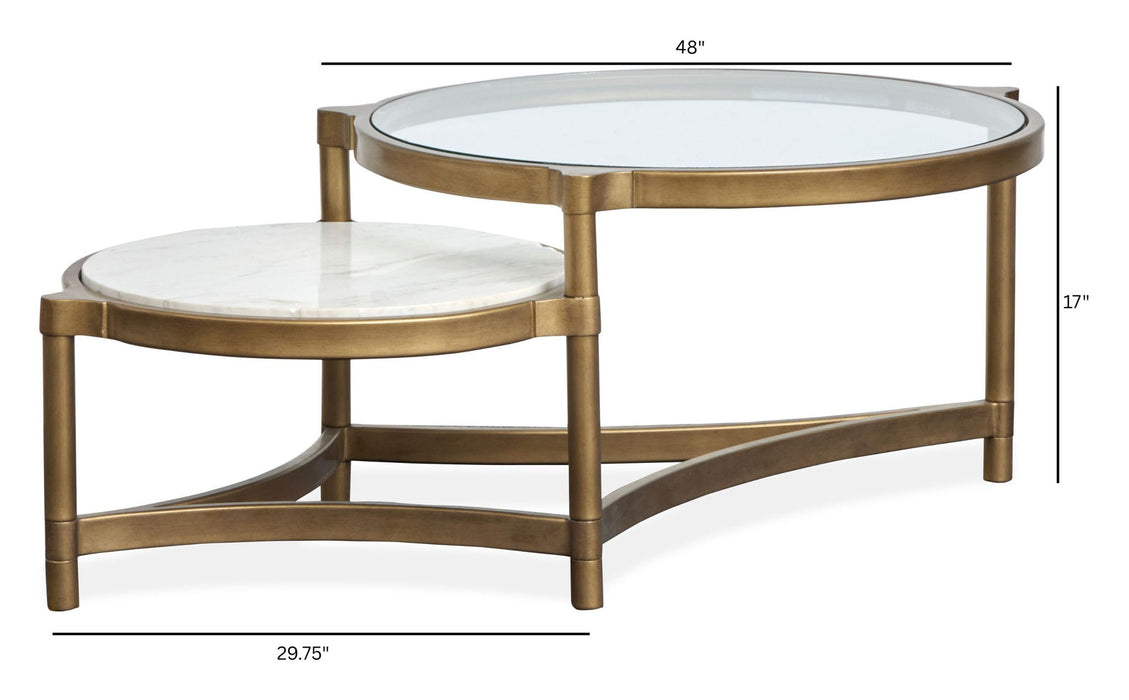 Cassidy - Shaped Cocktail Table Set