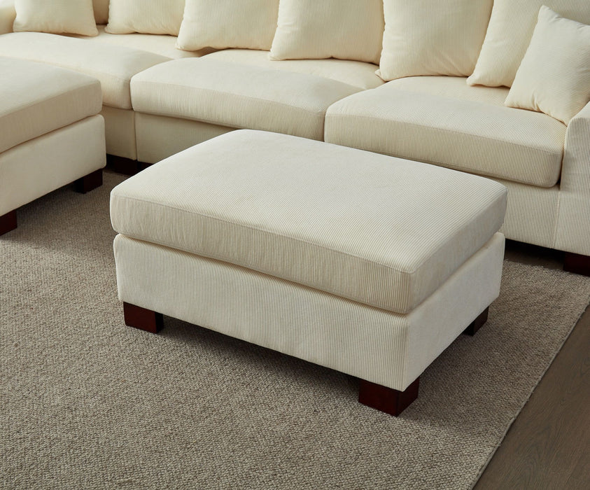 5 Seater Oversized Convertible L & U Shaped Couch