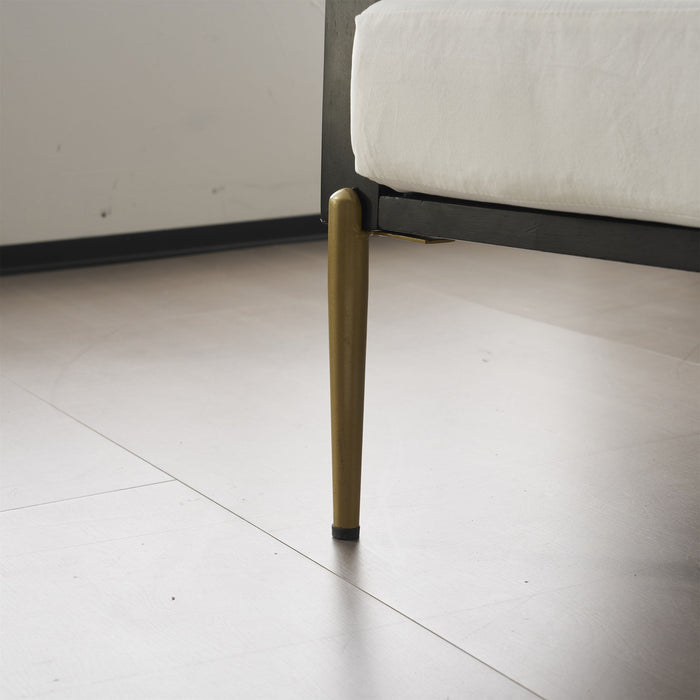 Modern Armchair With Solid Wood Frame