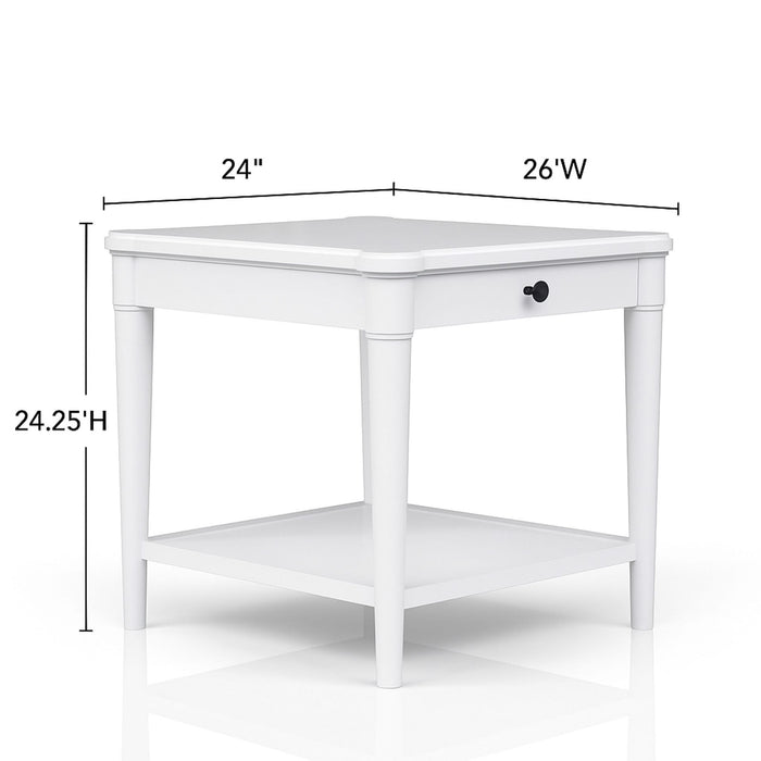 End Table With Storage Drawer