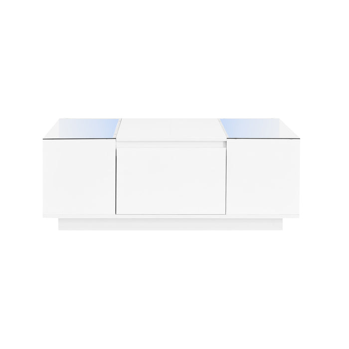 LED Coffee Table, Modern Center Table