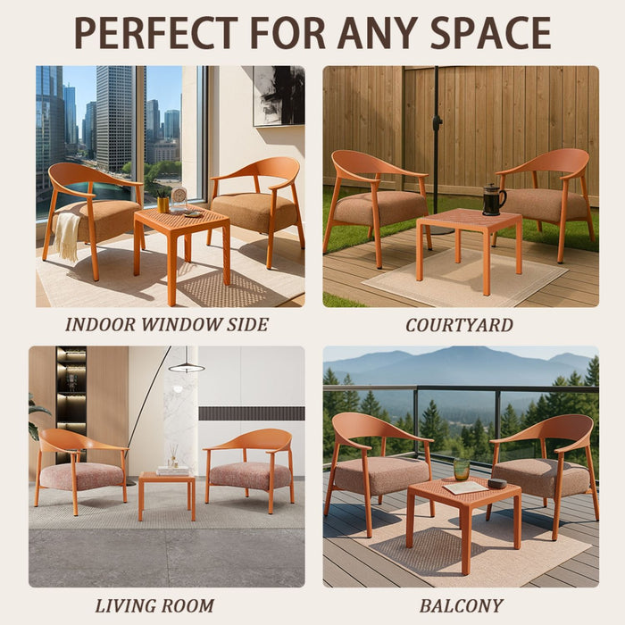 Furniture Set With Seat Cushions, Sturdy And Durable