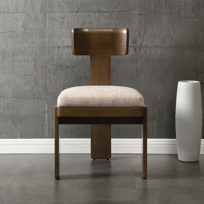 Upholstered Dining Fabric Side Chairs (Set of 2)