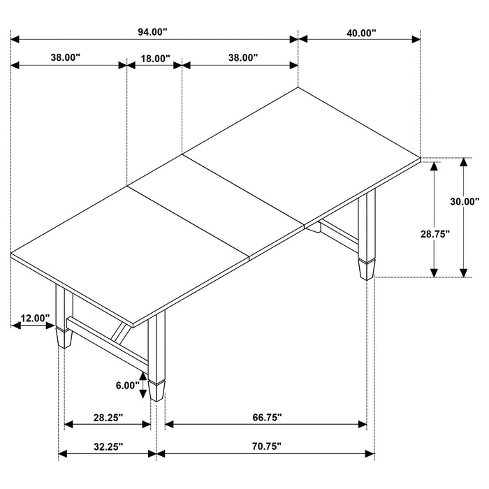 Jamie - Rectangular Dining Table Set