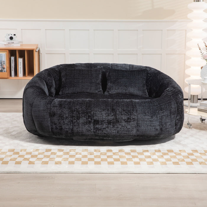 Bean Bag Lazy Sofa, Durable Comfort Lounger High Back Bean Bag Chair Couch