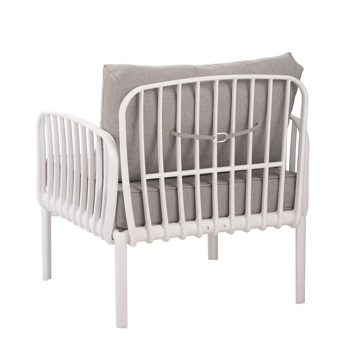 Outdoor Patio Club Chair, Waterproof Thick Cushion Deep Seating