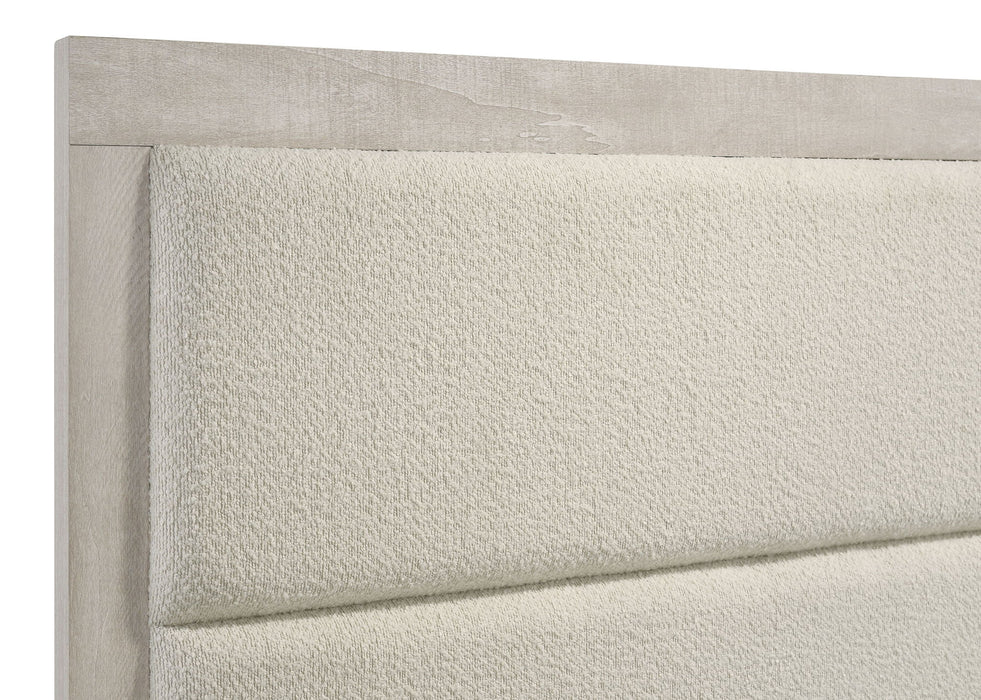 Trenton 54-inch Wood Full Panel Bed Rustic Cream