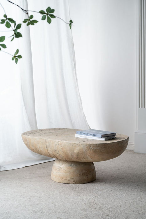 Organic Design Oval Coffee Table