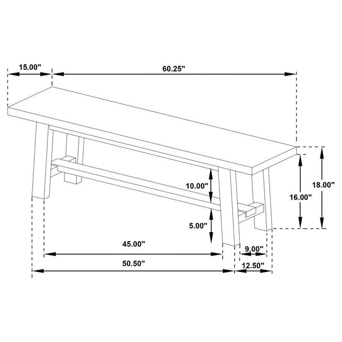 Middleton - Extension Leaf Dining Set With Upholstered Chairs