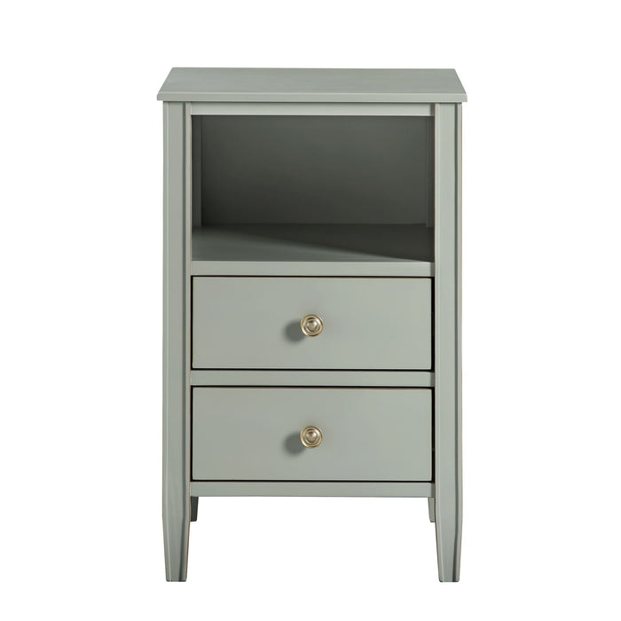 Winston - 2 Drawer Storage Nightstand