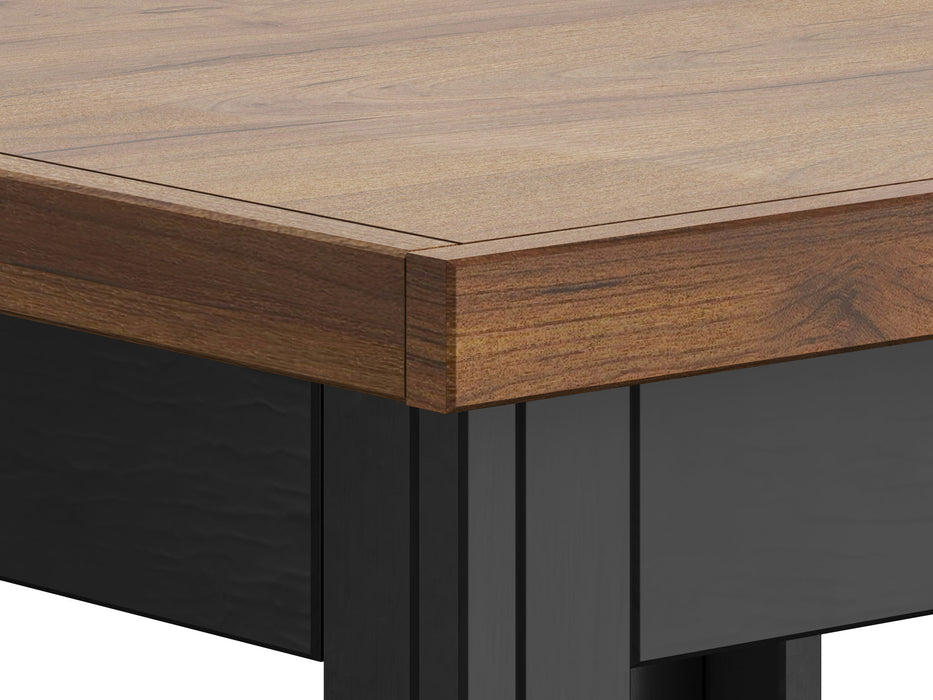 Essex - Side Table - Black, Whiskey