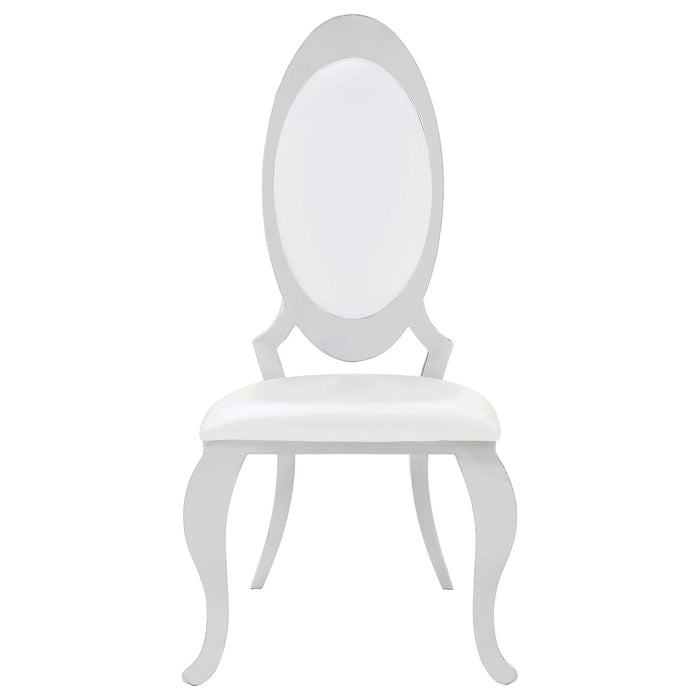 Chester - Upholstered Dining Side Chair (Set of 2) - Creamy White