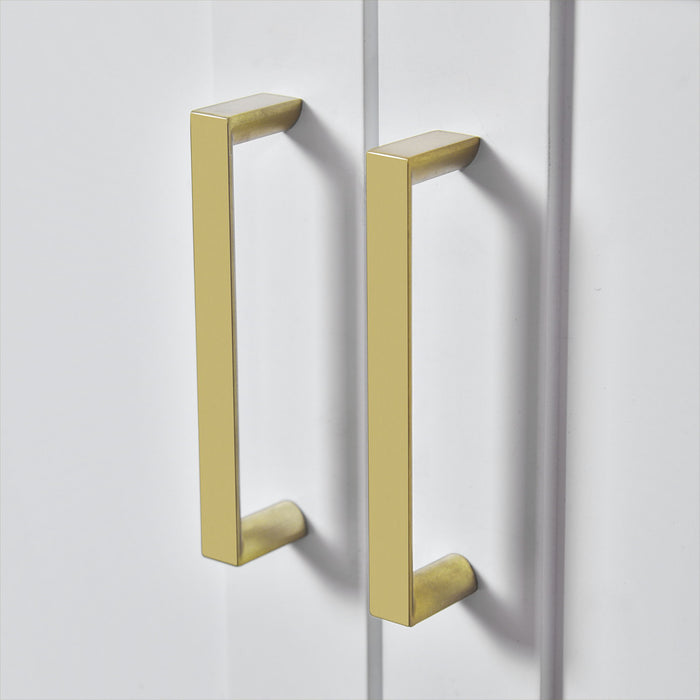 Modern Bathroom Vanity With Ceramic Sink, Soft Close Storage Cabinet