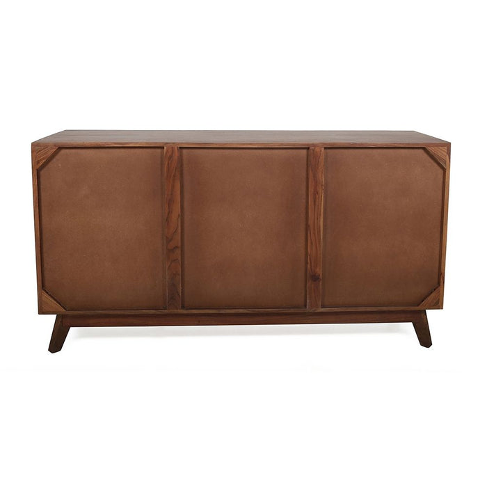 Sierra 6 Drawer Sideboard, Wood Credenza / Cabinets / Chests / Nightstands - Natural Wood / Brown